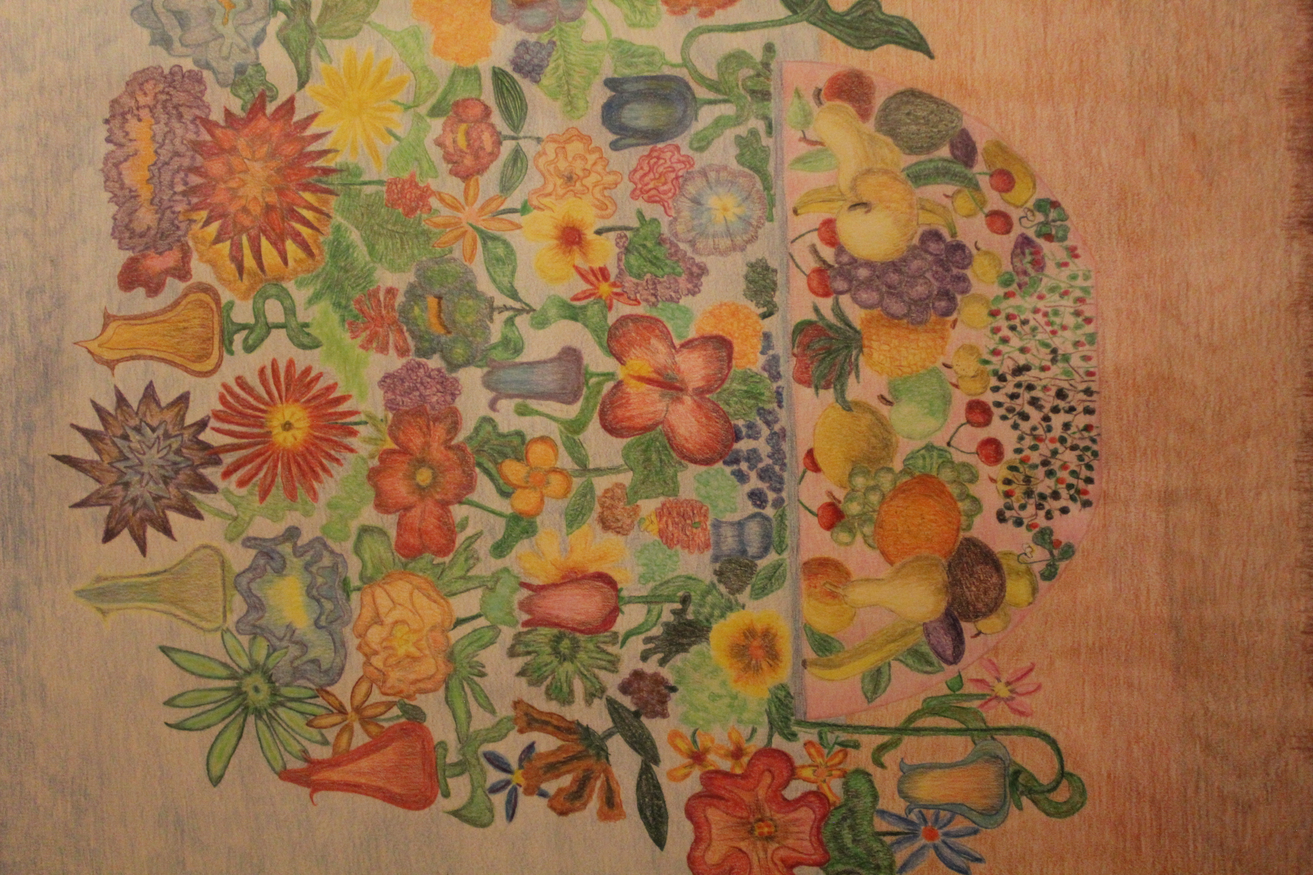 Œuvre encre de Chine série Nature 50x70cm