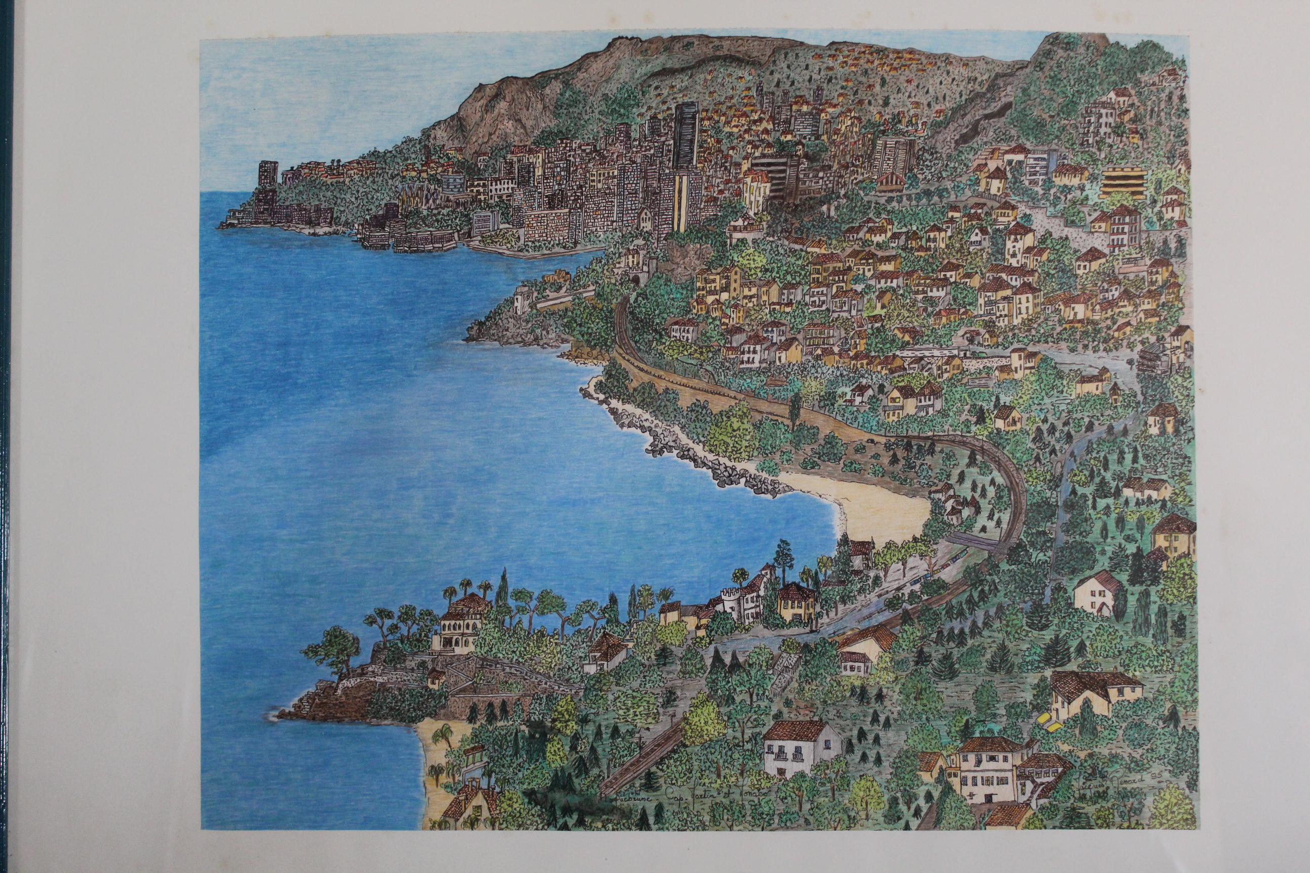 Œuvre encre de Chine série Nature 50x70cm