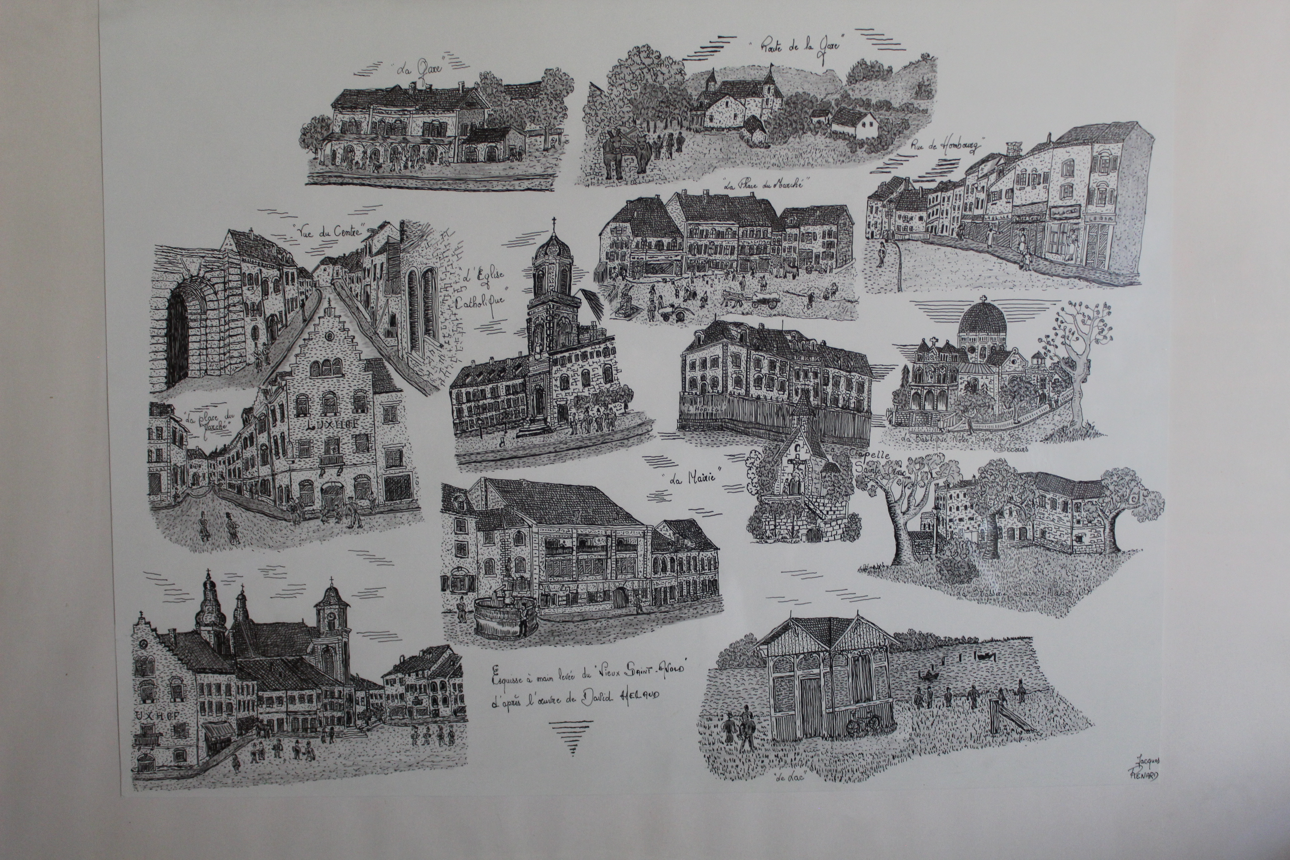 Œuvre encre de Chine série Nature 50x70cm