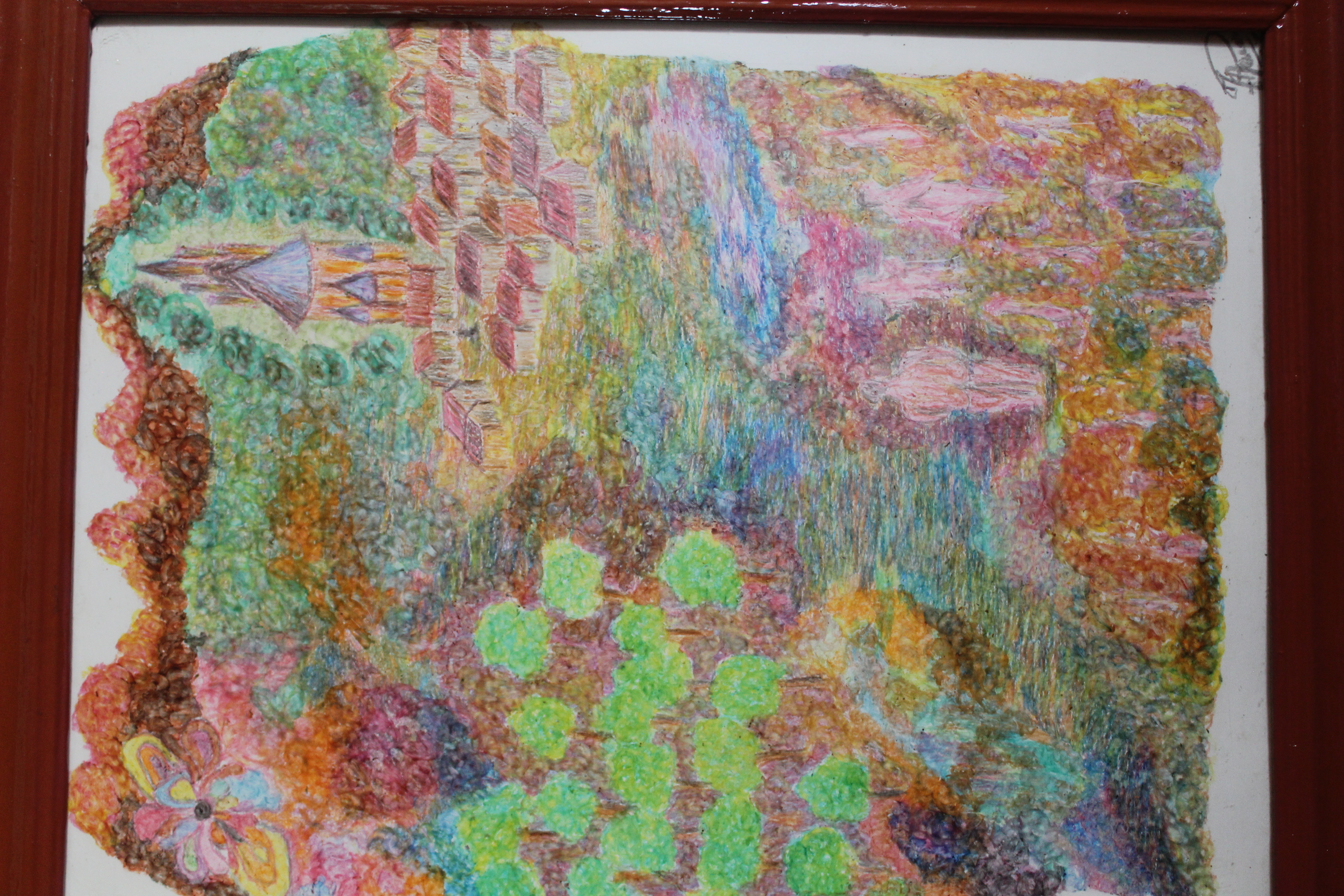 Œuvre encre de Chine série Nature 50x70cm